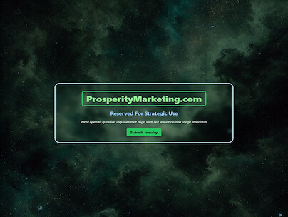 prosperity marketing