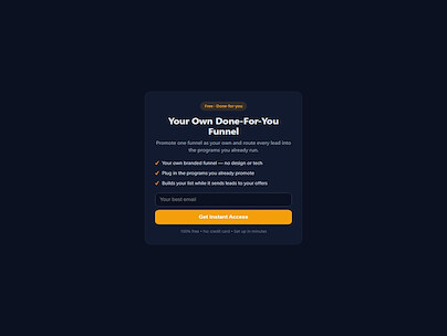 Easy Commission Funnel