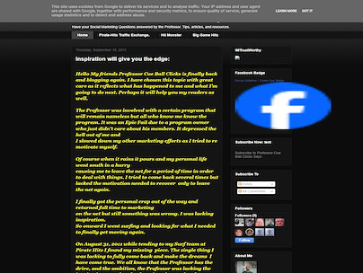 Professor Cue Ball Clicks Says